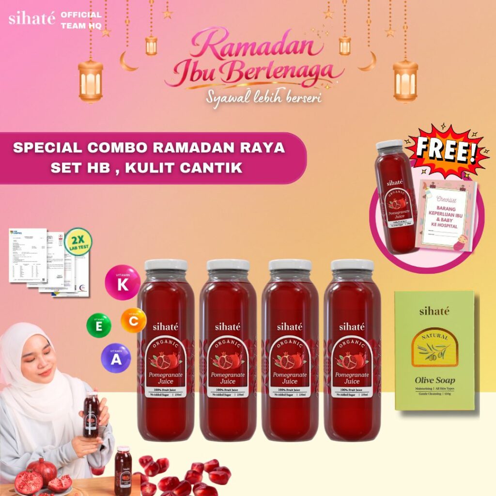 0. (NEW!) Set Kecantikan - COMBO 5 Jus + 1 Olive Soap